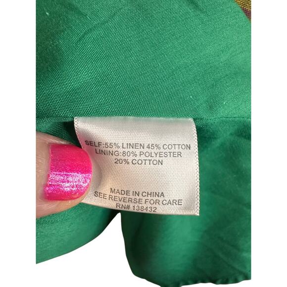 ModCloth Something Sixties Cotton-Linen Dress Vintage-inspired Women's size L - Picture 4 of 9